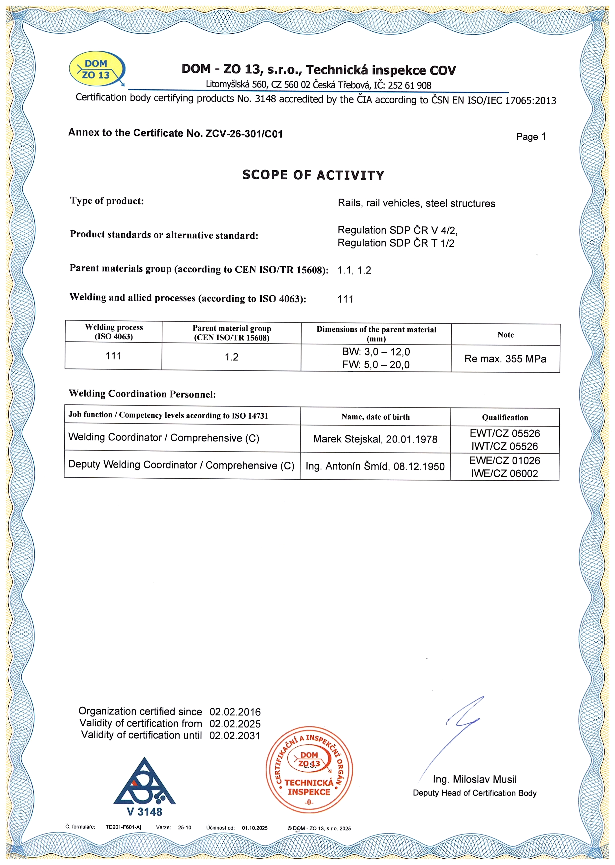 ČSN EN ISO 3834-2 2022 EN2